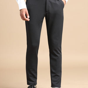 Dark Grey 4-Way Stretchable Pant