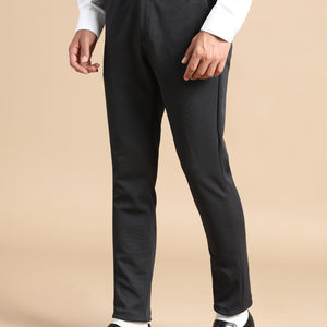 Dark Grey 4-Way Stretchable Pant