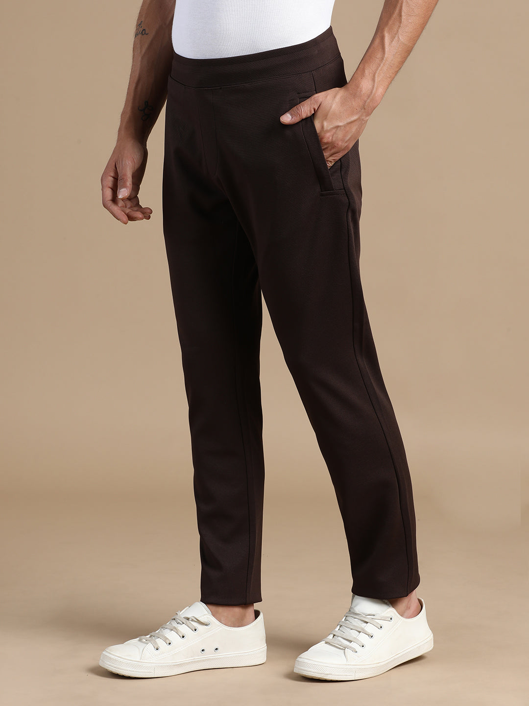 Dark Brown Men's Joggers