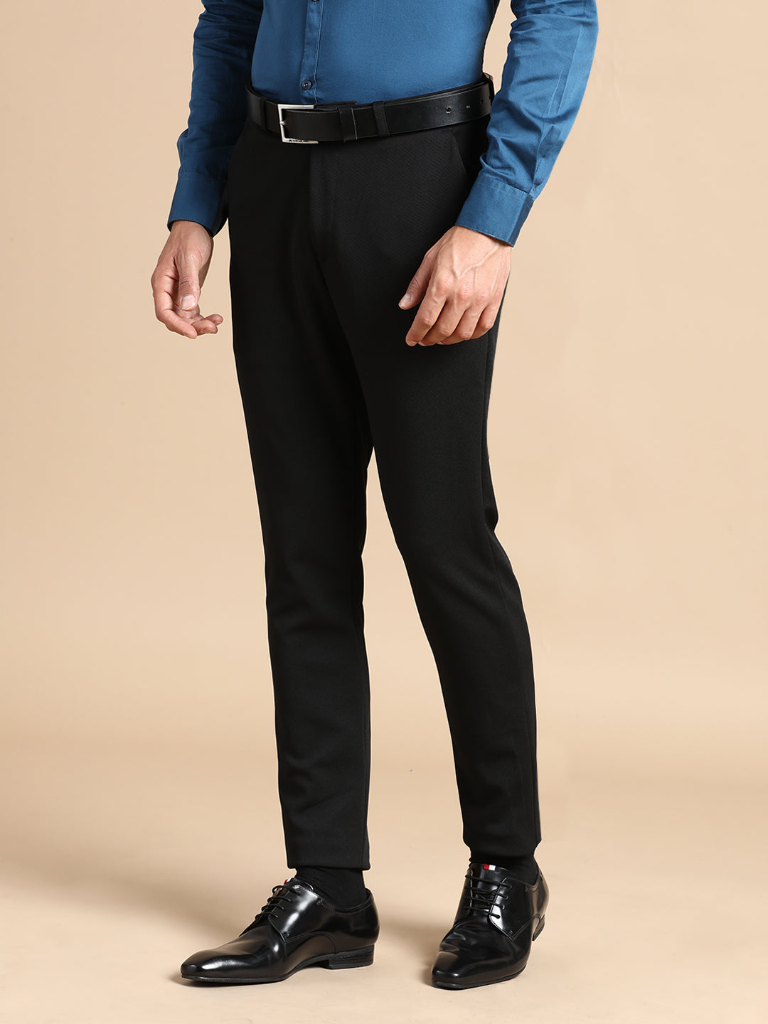 Black 4-Way Stretchable Pant