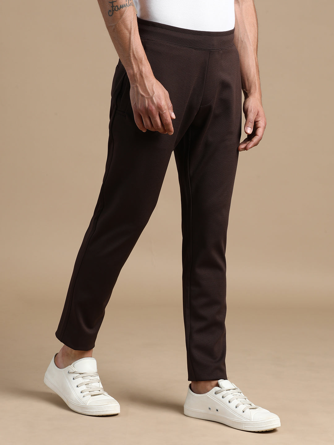 Dark Brown Men's Joggers