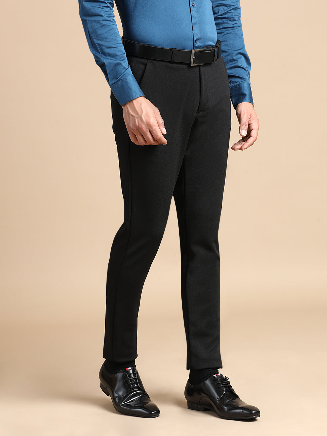 Black 4-Way Stretchable Pant