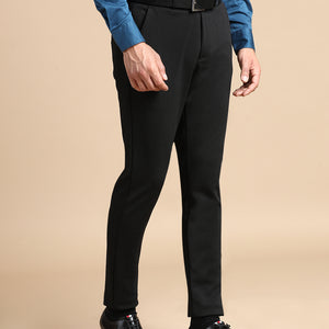 Black 4-Way Stretchable Pant