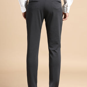 Dark Grey 4-Way Stretchable Pant